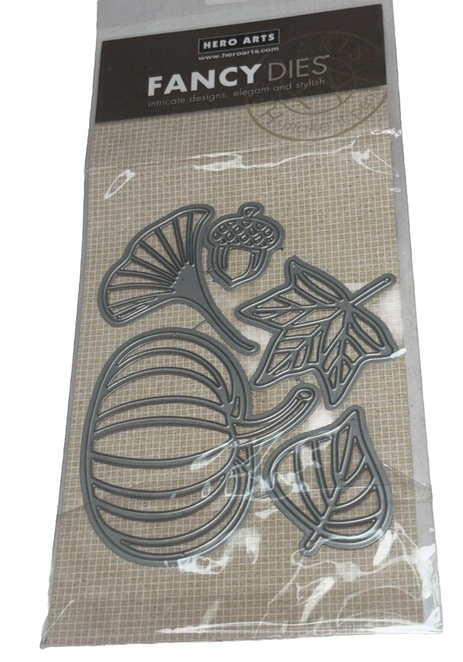 Hero Arts Fancy Dies Fall Leaves Тыква - Изображение 1 из 4