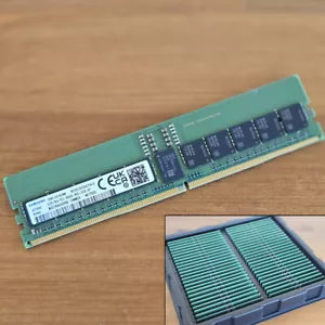 32GB Samsung DDR5 PC5-5600 RDIMM 288-pin ECC Reg RAM M321R4GA3PB0-CWMCH 5600B - Picture 1 of 2
