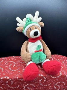 Gund Christmas Pals Reindeer Plush 10" Tall #45275 Christmas Stuffie Reindeer - Picture 1 of 5