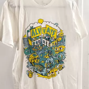 Maglietta Alvvays Band Album Tour Concerto Unisex Bianco Cotone Adulto MC144 - Foto 1 di 3