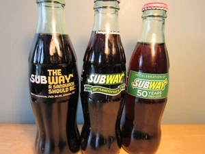 LOTTO METROPOLITANA / 3 diverse - bottiglie Coca Cola - come dovrebbe essere un panino - Foto 1 di 8