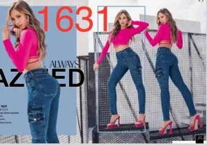 JEANS COLOMBIANOS F1631 Authentic Colombian Push Up Jeans, Jean Levanta cola - Picture 1 of 1