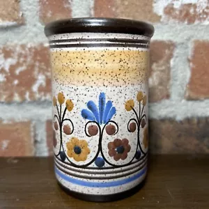 Mid Century Modern Griechisch KEPAMEIKA Keramik Blumentasse Handbemalt Studio Kunst - Bild 1 von 19
