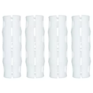 Paquete de 4 manijas de cubo ergonómicas blancas con agarre rápido - Imagen 1 de 1