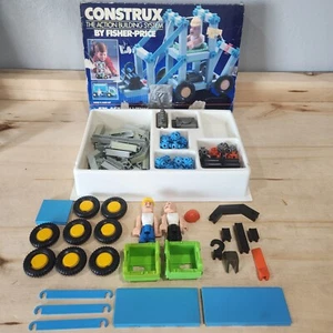 Construx 576 Action Vehicles Set by Fisher-Price Vintage 1980s Toys 95% complete - Picture 1 of 8