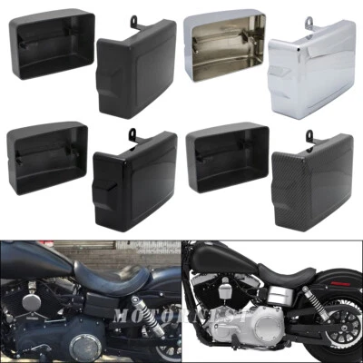Side Battery Fairings Cover Fits Harley Dyna Low Rider Super/Wide Glide Fat Bob - Image 1 of 4