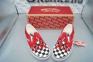 Vans Classic Slip-On Checker Flame EU 36 US 4,5 Low Top Allrounder Sportschuhe - Bild 1 von 6