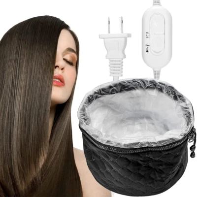 Hair Steamer Heat Cap, 2 Gear Temperature Control, Deep Conditioning Heating Cap - Image 1 of 4