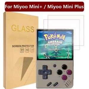 2PCS 9H Tempered Glass Cover Screen Protector For Miyoo Mini / Miyoo Mini Plus - Picture 1 of 6