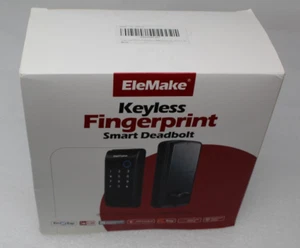 Elemake Smart Fingerprint Door Lock With Deadbolt FSDB-801B with BLE Gateway - Picture 1 of 6