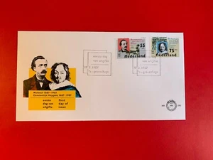 NETHERLANDS 1987 FDC 243 LITERATURE DEKKER & HUYGENS DE HARMONIE CLUB THE HAGUE - Picture 1 of 1