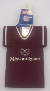 Missouri State Bottle Jersey 2-sided Foam Bottle Jersey Coozie NCAA - Picture 1 of 2