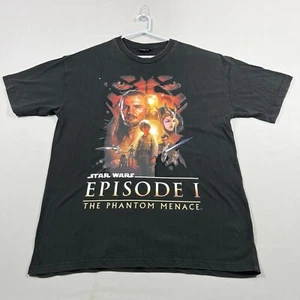 Star Wars Episode 1 T Shirt The Phantom Menace Graphic Tee Mens Medium M - Picture 1 of 13