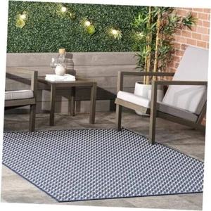 8' x 10' Outdoor Performance Area Rug, Stain Resistant, Weather Resistant, - Picture 1 of 7