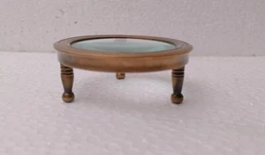 Handgefertigte antike Marine Maritim Messing Lupe Schreibtischlupe Papier Weit - Bild 1 von 10