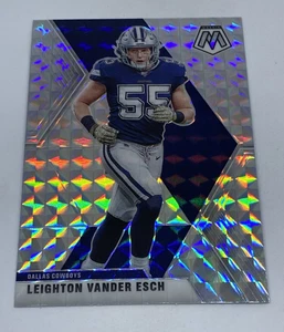 LEIGHTON VANDER ESCH 2020 PANINI MOSAIC SILVER PRIZM MOSAIC DALLAS COWBOYS #61 - Picture 1 of 2
