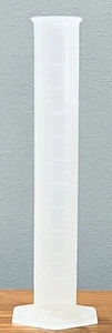 Vintage 1000 ML Certified Graduated Cylinder PMP Beaker Plastic Made In USA - Picture 1 of 12
