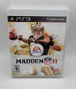 New Madden NFL 11 Sony PlayStation 3 PS3 Sealed Drew Brees Football Video Game - Picture 1 of 1