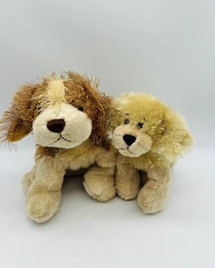 Ganz Webkinz Cocker Spaniel Lil'Kinz Lab Plush Puppy Dog Lot of 2 No Code - Picture 1 of 6