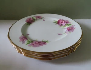 4 Grosvenor Orchid 10 3/4" Dinner Plates -2 Sets Available - Picture 1 of 8