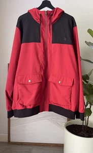 Men's THE NORTH FACE Red & Black Sierra Park Hoodie Coat Jacket Size XL - Picture 1 of 4