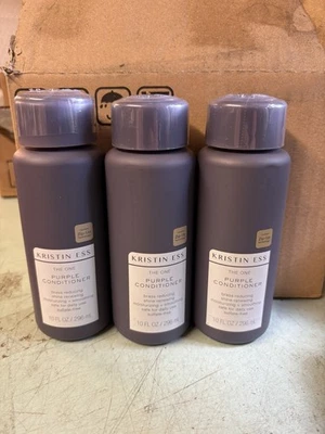 Lot of 3 Kristin Ess The One Purple Conditioner Toning  Blonde Hair 10 fl oz U22 - Image 1 of 2