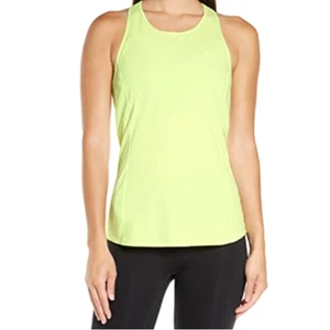Zella Women's Sleeveless Strength Racerback Back Logo Tank in Lime Green Size 2X - Picture 1 of 4
