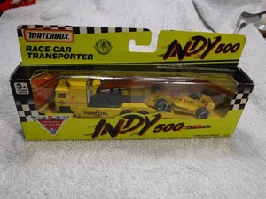 Matchbox Team Convoy Race-Car Transporter Pennzoil Indy 500 Set - Picture 1 of 5
