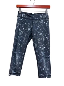 Iviva Mädchen Größe 12 schwarz gemusterte Leggings - dehnbar bequem & stilvoll - Bild 1 von 5