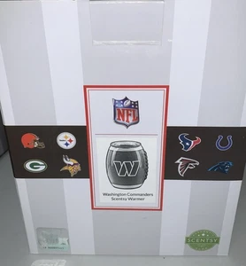 Calentador de tamaño completo Scentsy NFL Football Washington Commanders y caja original NUEVO - Imagen 1 de 4