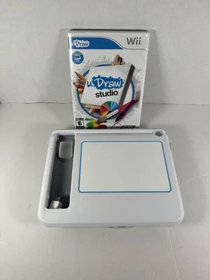uDraw Studio (2010) Nintendo Wii (Wii U) With uDraw Game Tablet - TESTED - Image 1 of 4