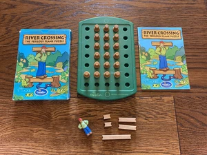 ThinkFun River Crossing Perilous Plank Magnetic Logic Puzzle Game - Picture 1 of 3