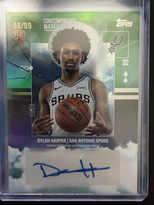2025-26 Topps Basketball Dylan Harper Contemporary Marks Rookie Auto /99 RC SP - Picture 1 of 1