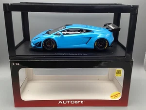 Maquetas de coches 1:18 AUTOart Lamborghini Gallardo GT3 FL2 2013 azul con embalaje original - Imagen 1 de 12