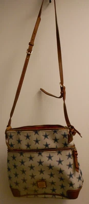 Dooney & Bourke Clutch Triple Zip Wristlet Handbag  Purse Dallas Cowboys  NFL. - Image 1 of 4