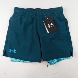 Under Armour Girls Athletic Shorts w/Attached Bike Shorts - XS - Picture 1 of 5