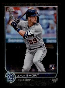 2022 Topps Chrome Ben Baller Edition #86 Zack Short Detroit Tigers - Picture 1 of 2