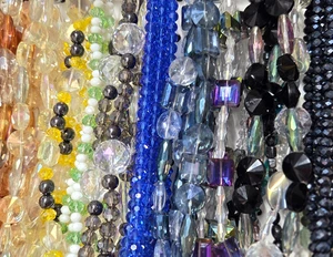 Beads Lot 17x Glass Bead Strands Jewelry Making Lots Crystal Quality Czech Style - Picture 1 of 22