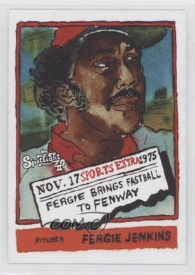2022 Topps Spotlight 70 II By Traded Stamp /70 Andy Friedman Fergie Jenkins HOF - Image 1 of 2