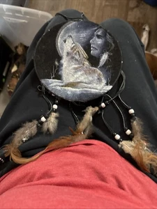 Dreamcatcher Mandala 6” Shield Wolf - Imagen 1 de 2