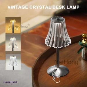 Hornlampe Tischlampe Aufladbar Dimmbar Bar Nachtlicht Nachttischlampe Kabellos - Bild 1 von 8