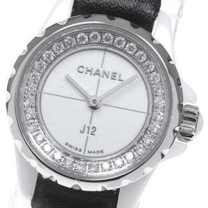 CHANEL J12 XS H4664 White Ceramic 19MM Diamond Quartz Damenuhr_865204 - Bild 1 von 7