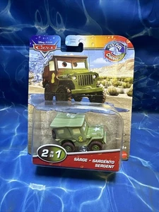 Disney Pixar Cars Farbwechsler Maßstab 1:55 SARGE braun bis grün "NEU" - Bild 1 von 8