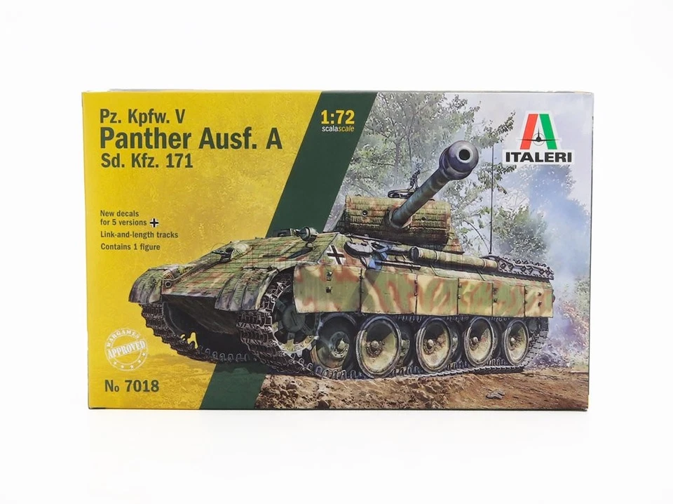 1/72 ITALERI - TANK - SD. KFZ. 171 PANTHER AUSF. A MILITARY 1945 IT7018 - Immagine 1 di 1