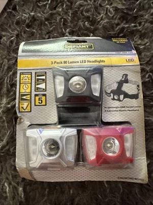 Faros LED Defiant 80 lúmenes (paquete de 3) faros nuevos Foto 1 de 4