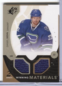 Daniel Sedin Canucks Winning Materials SP Jersey Card WM-DS 2010-14 033120DBCD - Picture 1 of 2