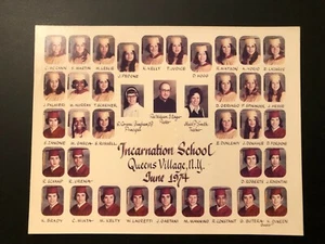 1974 INCARNATION SCHOOL-CATHOLIC SCHOOL DIOCESE of BROOKLYN , NEW YORK PHOTOS - Picture 1 of 8