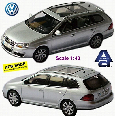 VW Volkswagen Golf V 5 Variante Familiare 2007-09 Reflex Argento Metallico 1:43 - Immagine 1 di 4