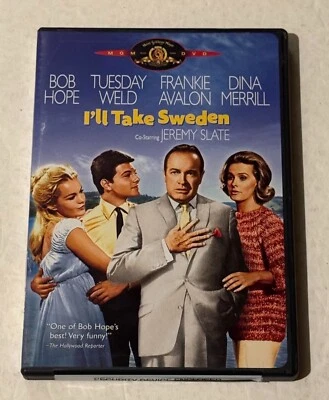 Ill Take Sweden (DVD, 2005) Jeremy Slate Bob Hope Frankie Avalon Tuesday Weld - Image 1 of 4