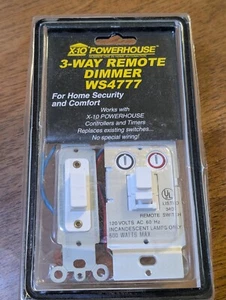 X10 WS4777 3-way Wall Switch Set Home Automation Open blister pack but unused. - Bild 1 von 2